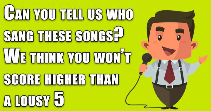 Banner for Who is the singer of these songs?