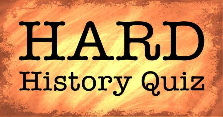 Challenging History Quiz