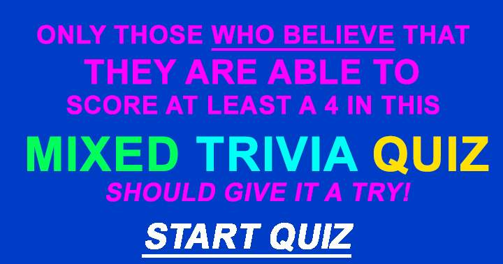 Assorted Knowledge Quiz