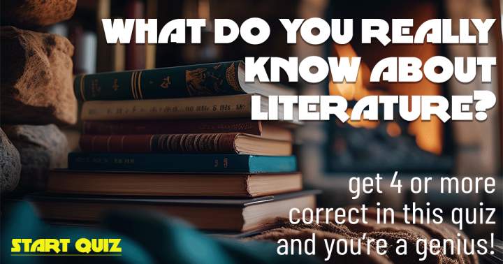 What insights do you have on the subject of literature?