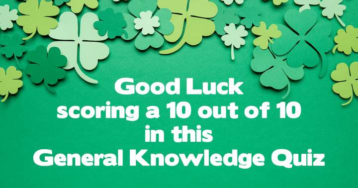 Banner for May luck be in your favor as you strive for a perfect score of 10.