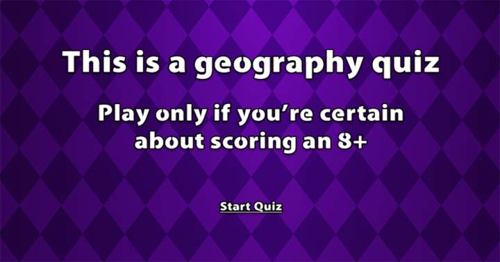 Banner for Demanding Geography Test