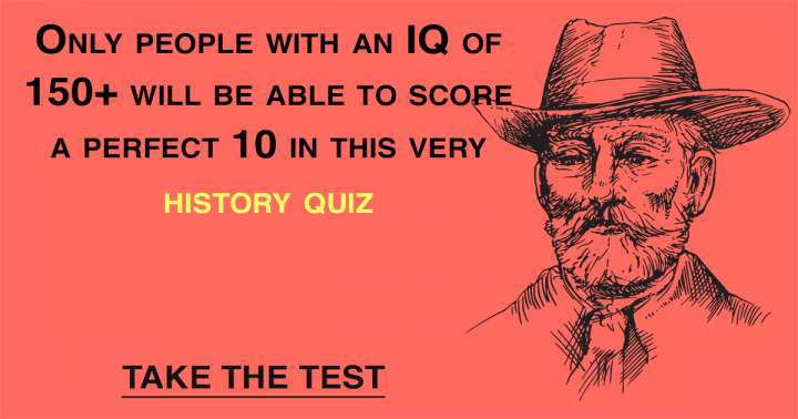 Banner for Historical Trivia Test