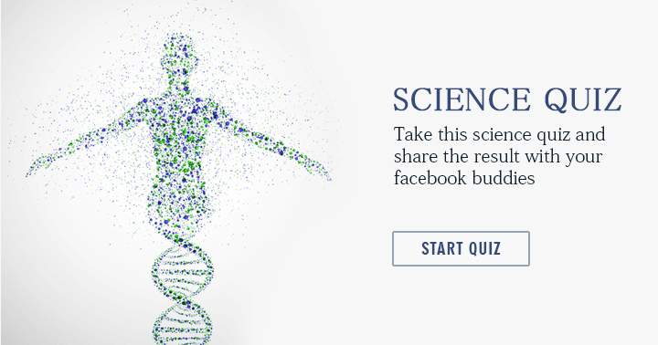 Banner for Complete this science quiz and post your score to Facebook for your friends to see.