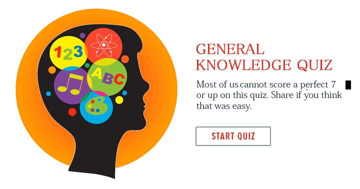 Banner for Are you able to achieve a score of 7 or higher on this general knowledge quiz?