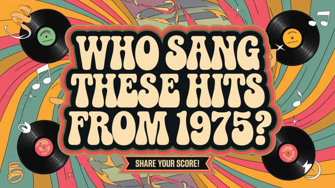 Banner for Who Sang These Hits From 1975?