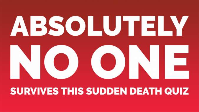 Banner for Mixed Sudden Death Quiz