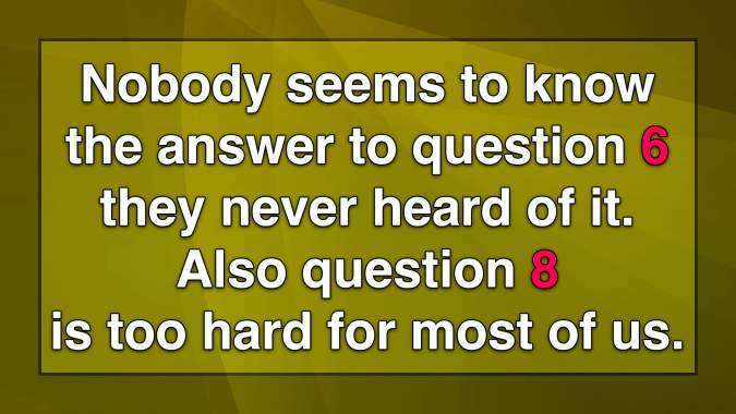 Banner for Hard Trivia Quiz