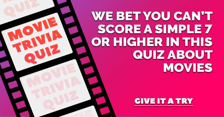 Banner for Movie Trivia Quiz