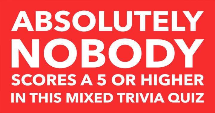 Banner for Mixed Trivia Quiz