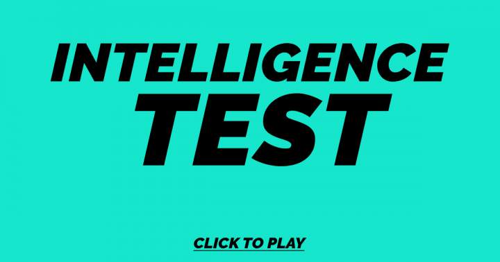 Banner for Intelligence Quiz