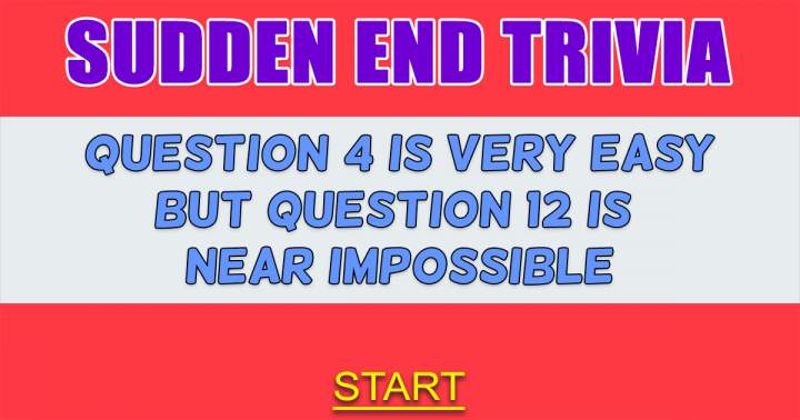 Banner for Sudden End Trivia