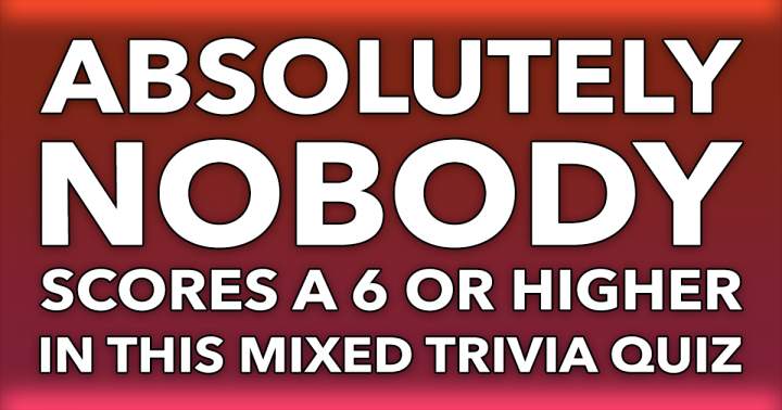 Banner for Mixed Trivia Quiz