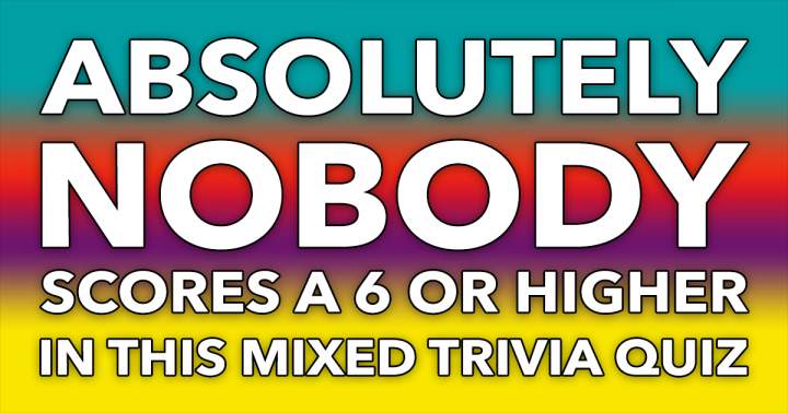 Banner for Mixed Trivia Quiz