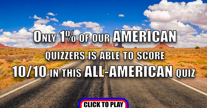 Banner for ALL-AMERICAN Trivia Quiz