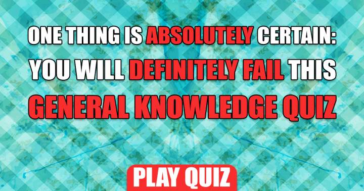 Banner for You will definitely fail this quiz