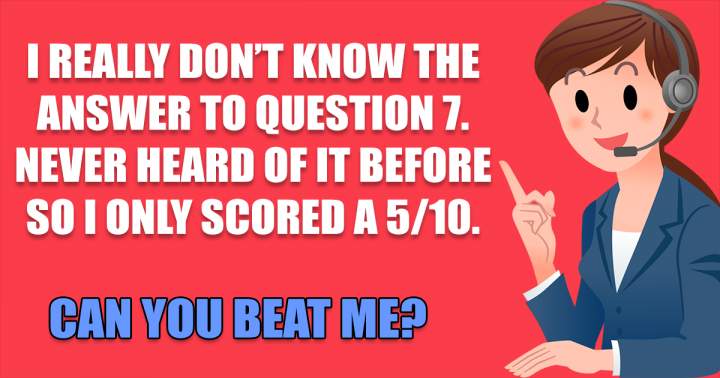 Banner for Can you beat her by scoring a 6 or better?