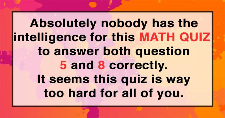 Banner for Difficult Math Quiz