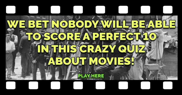 Banner for Crazy Quiz About Movies