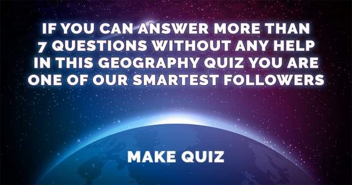 Banner for Hard Quiz About Geography