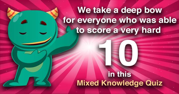 Banner for Mixed Knowledge Quiz