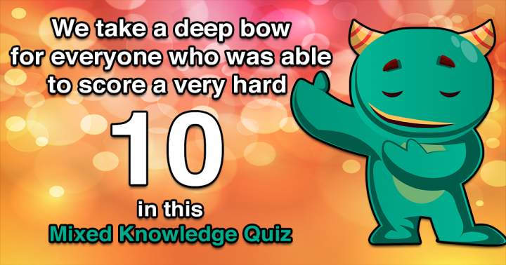 Banner for Mixed Knowledge Quiz