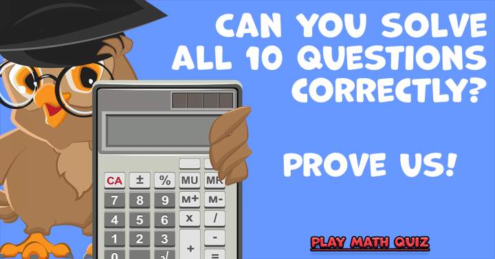 Banner for 10 Math Questions