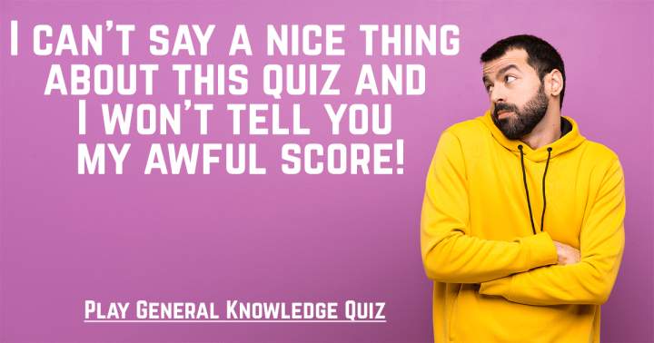 Banner for General Knowledge Quiz