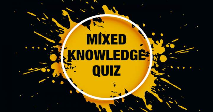 Banner for Mixed Knowledge Quiz