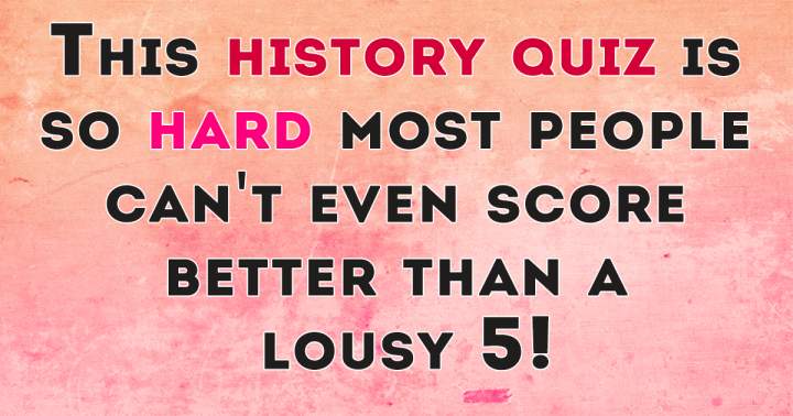 Banner for HARD History Quiz