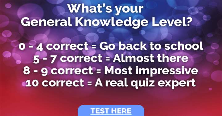 Banner for General Knowledge Test