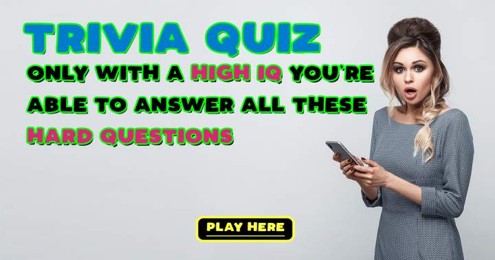 Banner for Challenging Trivia Quiz