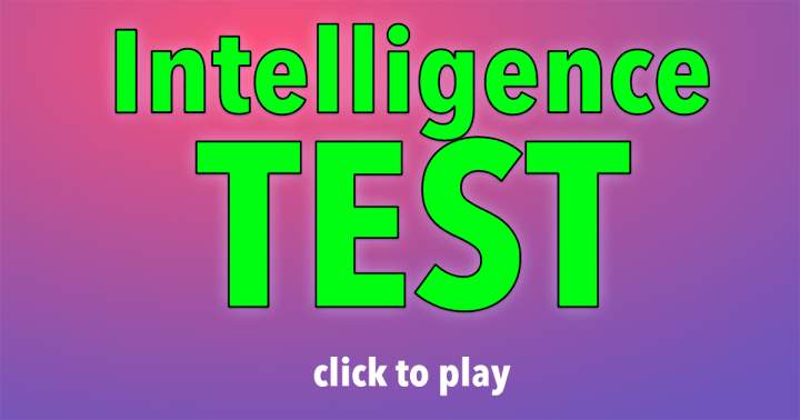 Banner for Intelligence Test