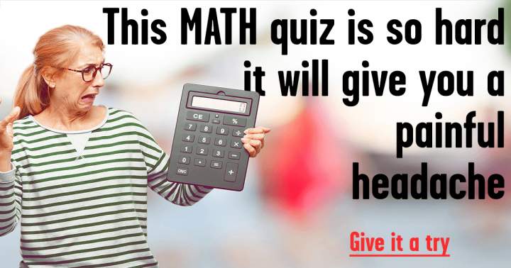 Banner for Math Quiz