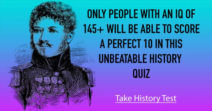 Banner for Unbeatable History Quiz