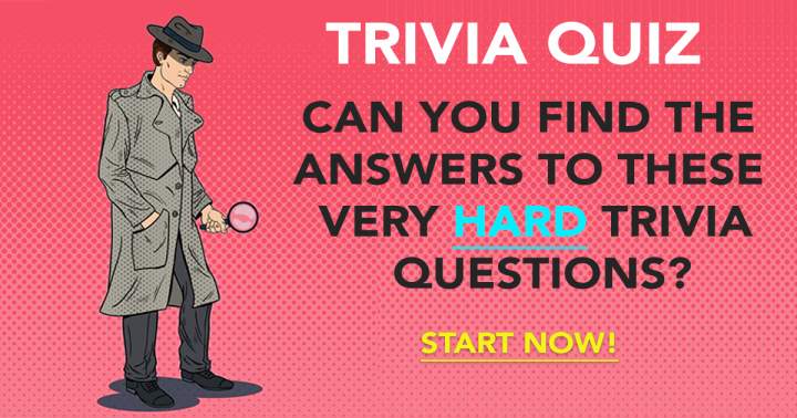 Banner for HARD Trivia Questions