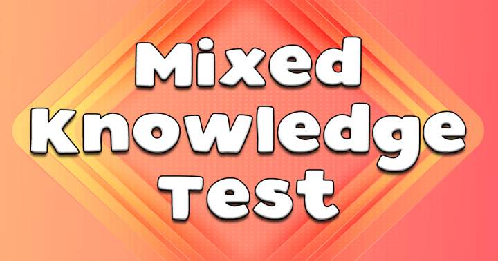 Banner for Mixed Knowledge Test