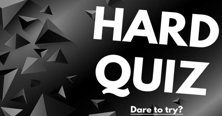 Banner for HARD Quiz