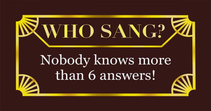 Banner for Who sang these songs from the 20s? 