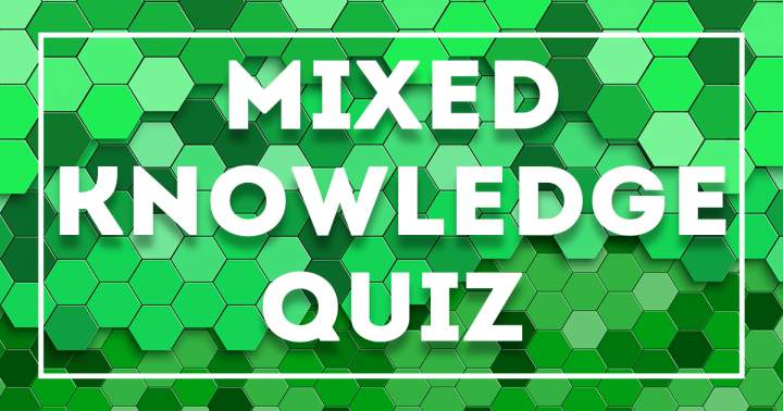 Banner for Mixed Knowledge Quiz