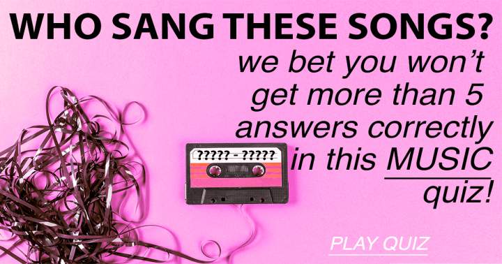 Banner for Who Sang These Songs?