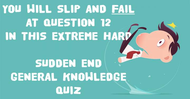 Banner for Sudden End General Knowledge Quiz