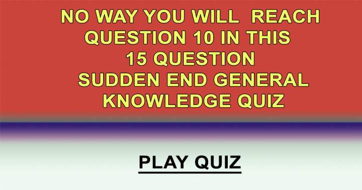 Banner for 15 Sudden End Questions