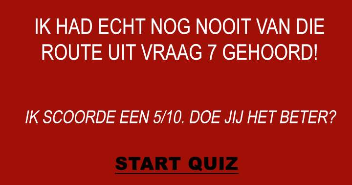 Wedden dat je mijn score niet kan verslaan?