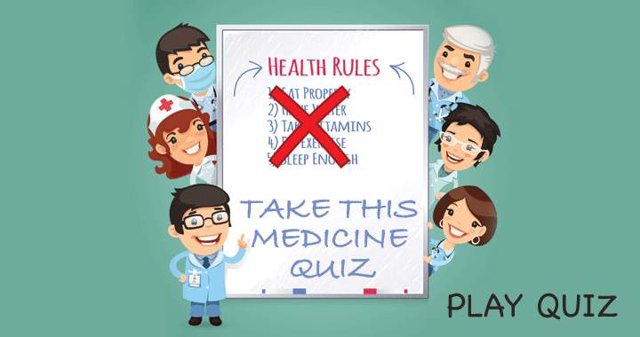 Banner for Health Rules: Take this quiz!