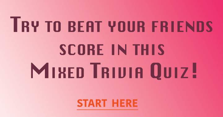 Banner for Mixed Trivia Questions