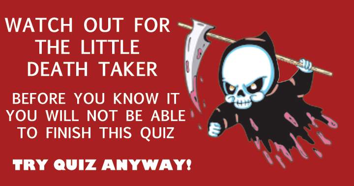 Banner for Sudden Death, Can you survive this quiz?