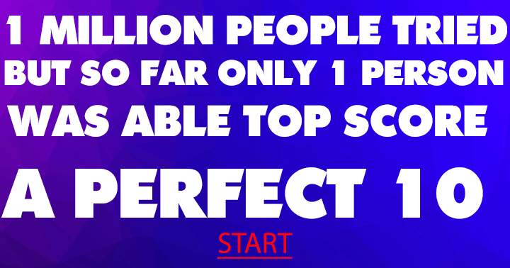 Banner for Score a perfect 10 and you will be considered a genius