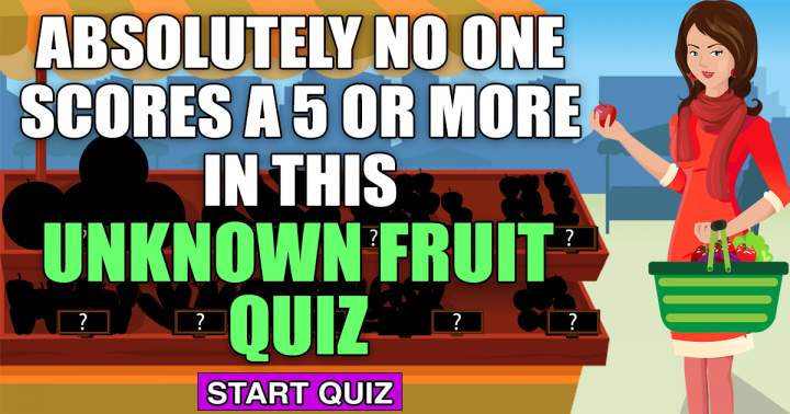 Banner for Unknown Fruit Quiz