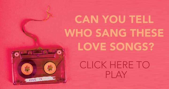 Banner for Who sang these love songs? 